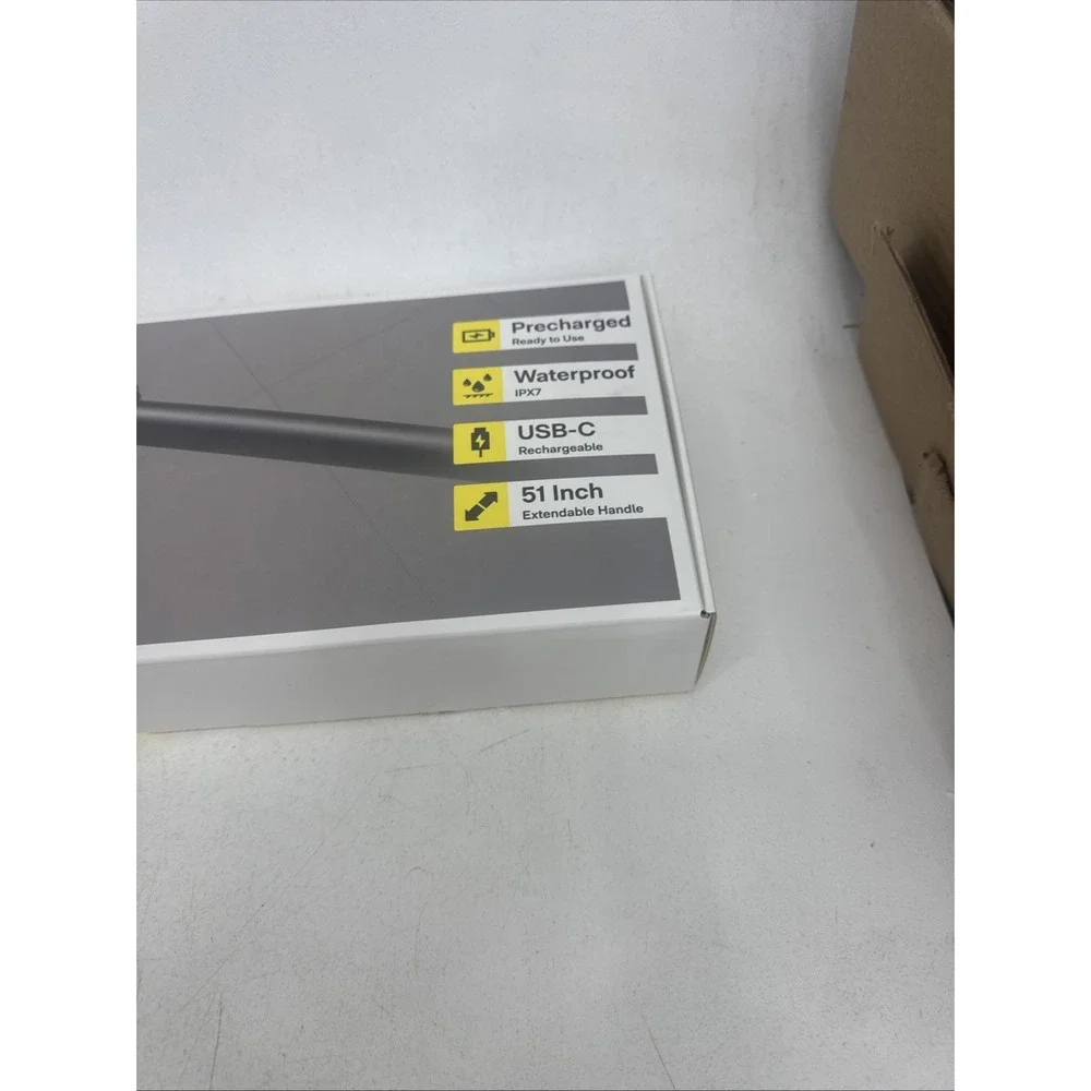 HOTO Cordless Spin Scrubber 2.5 N·M Torque 6 Brush Heads IPX7 Rated
